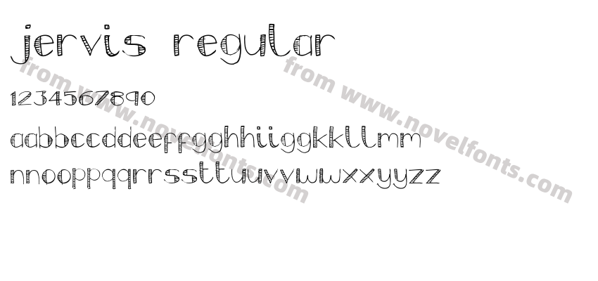 Jervis RegularPreview