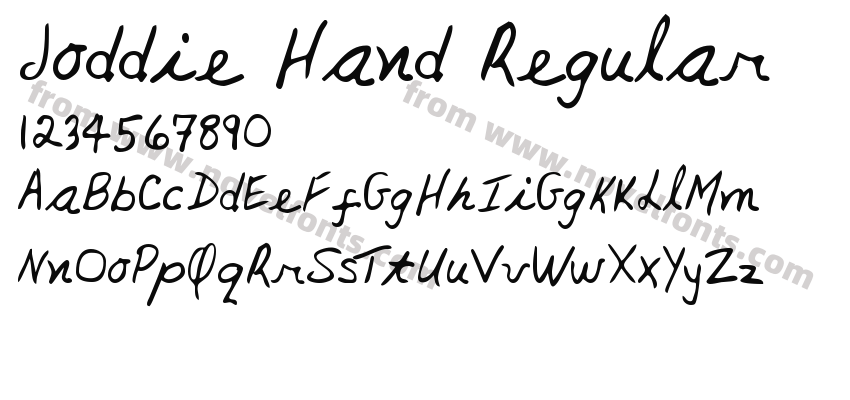 Joddie Hand RegularPreview