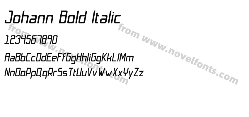 Johann Bold ItalicPreview