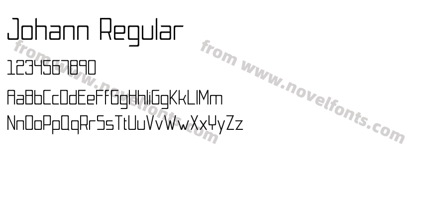 Johann RegularPreview