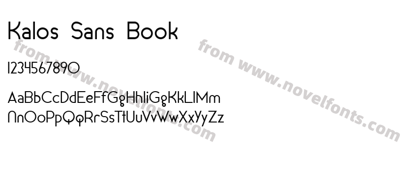 Kalos Sans BookPreview