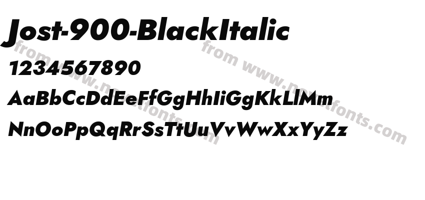 Jost-900-BlackItalicPreview
