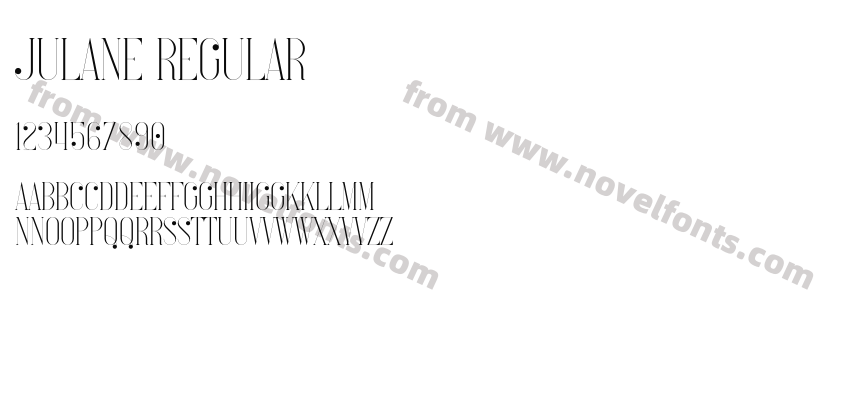Julane RegularPreview