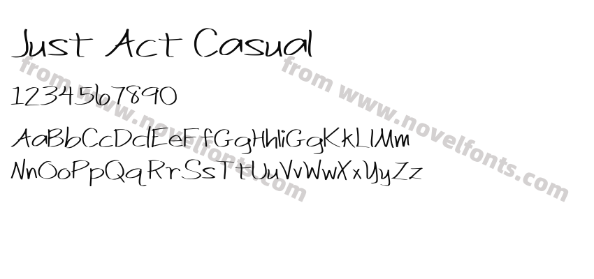 Just Act CasualPreview