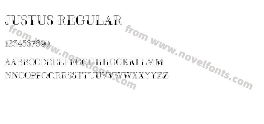 Justus RegularPreview