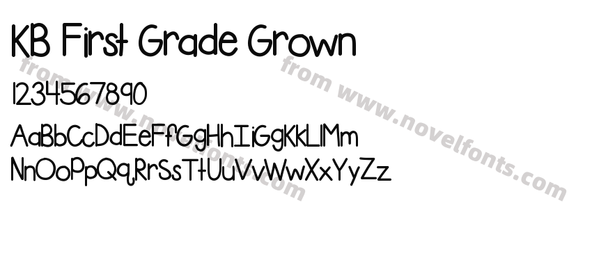 KB First Grade GrownPreview