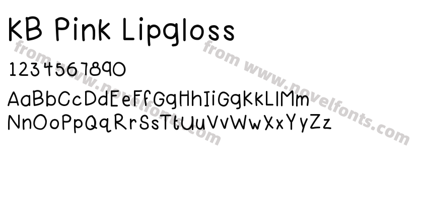 KB Pink LipglossPreview