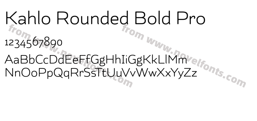 Kahlo Rounded Bold ProPreview