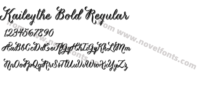 Kaileythe Bold RegularPreview