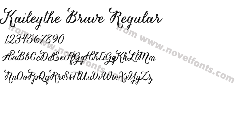 Kaileythe Brave RegularPreview