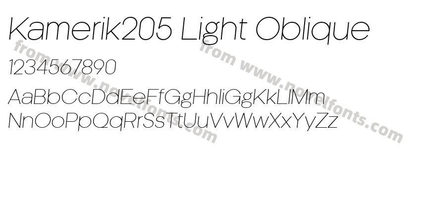 Kamerik205 Light ObliquePreview