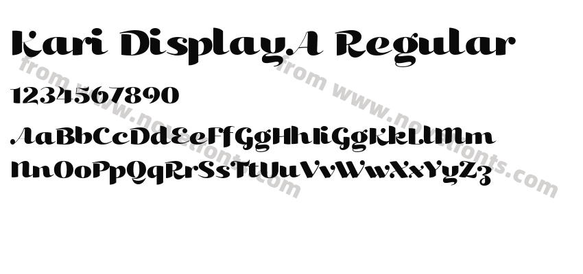 Kari DisplayA RegularPreview