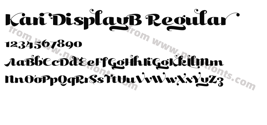 Kari DisplayB RegularPreview