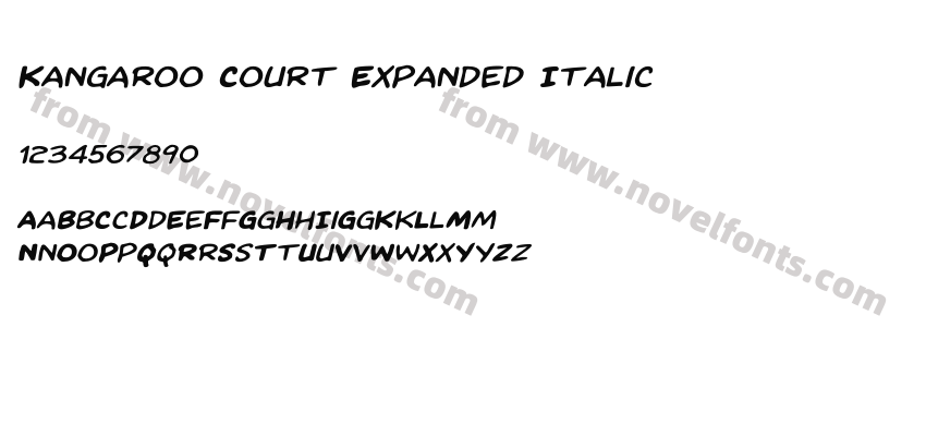 Kangaroo Court Expanded ItalicPreview