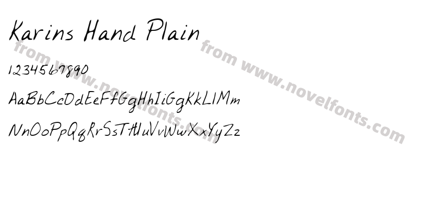 Karins Hand PlainPreview