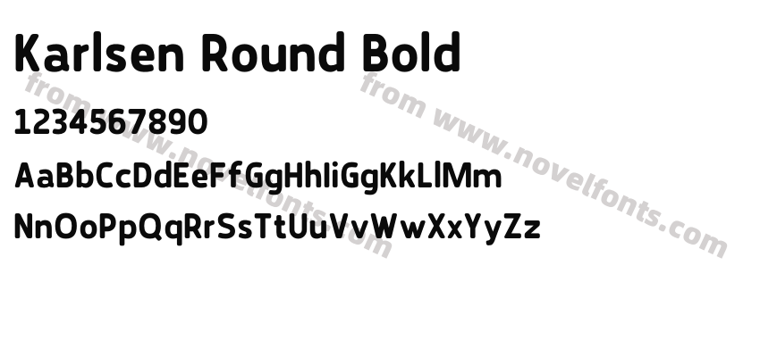 Karlsen Round BoldPreview