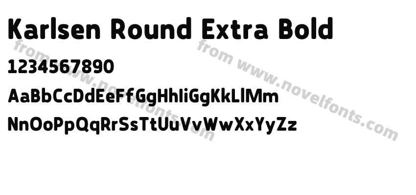 Karlsen Round Extra BoldPreview