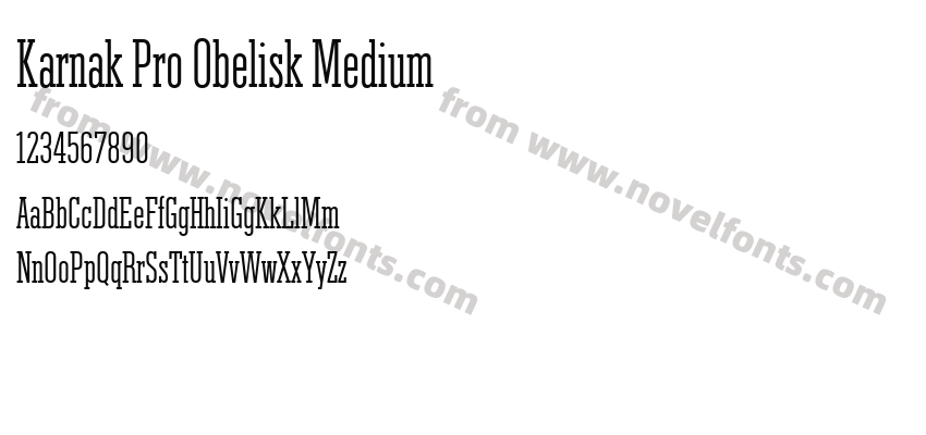 Karnak Pro Obelisk MediumPreview