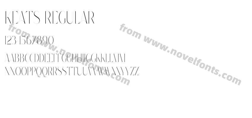 Keats RegularPreview