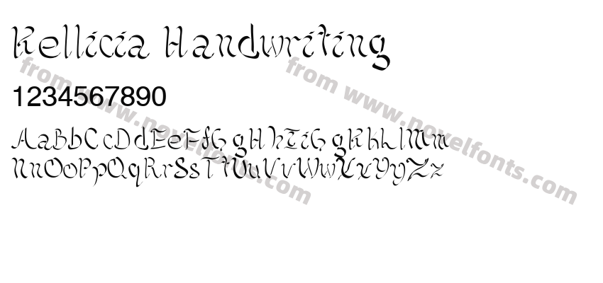 Kellicia HandwritingPreview