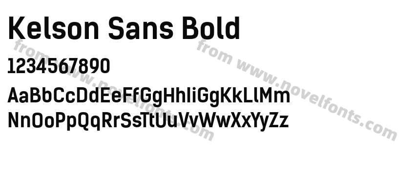 Kelson Sans BoldPreview