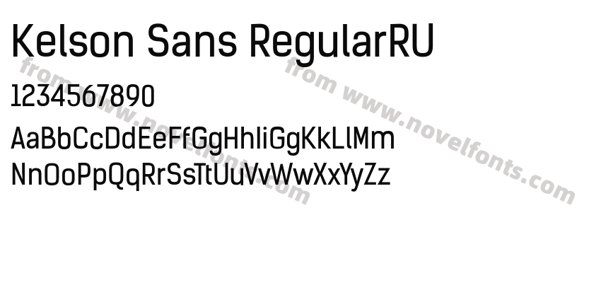 Kelson Sans RegularRUPreview