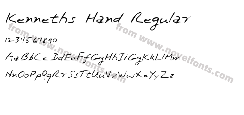 Kenneths Hand RegularPreview