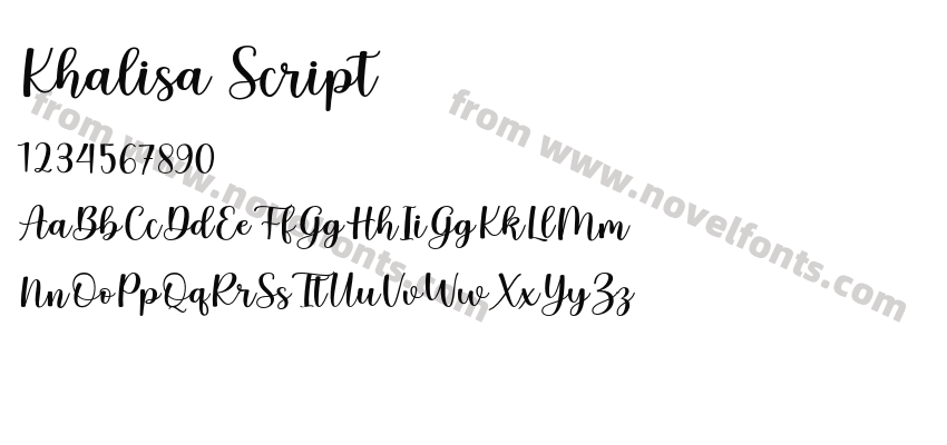 Khalisa ScriptPreview