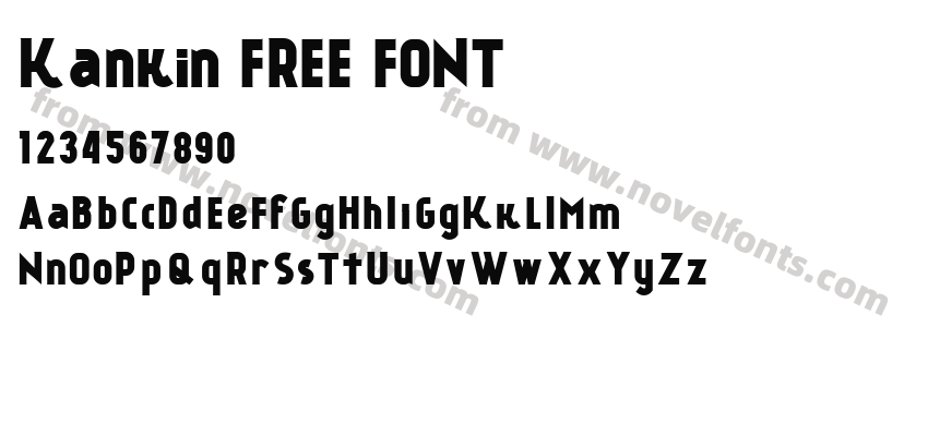 Kankin FREE FONTPreview