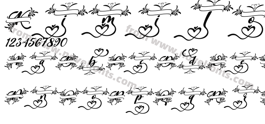 Kimilove Monogram ItalicPreview