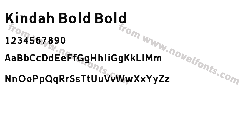 Kindah Bold BoldPreview