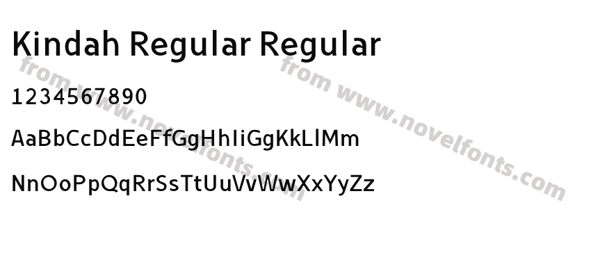 Kindah Regular RegularPreview