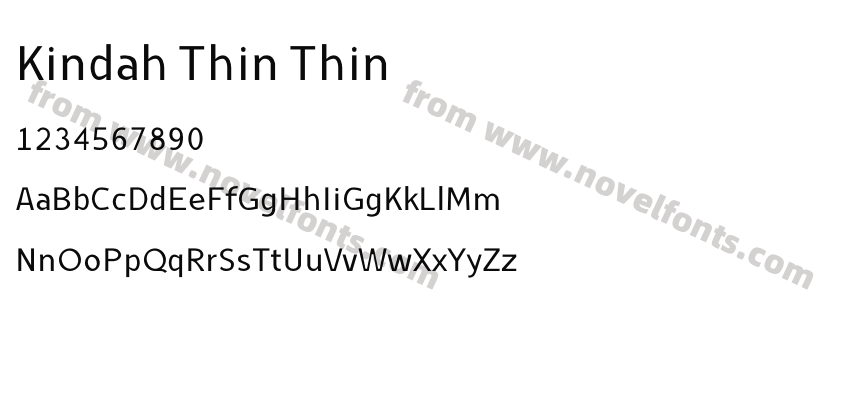 Kindah Thin ThinPreview