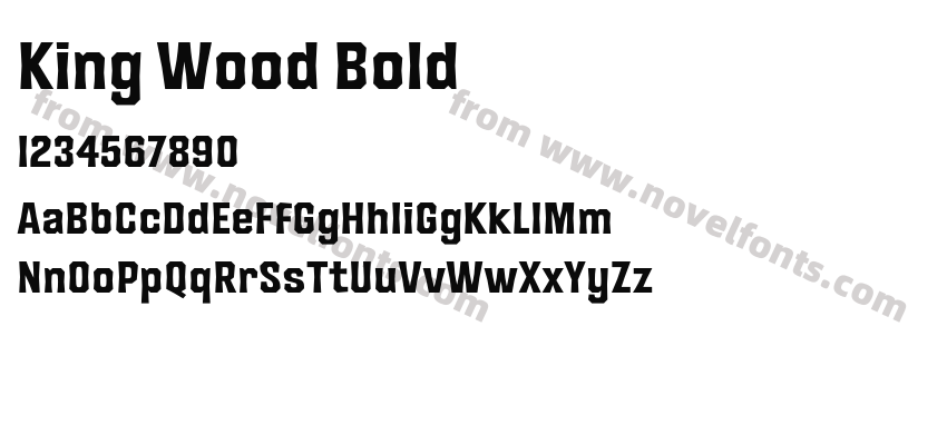 King Wood BoldPreview