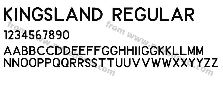 Kingsland RegularPreview