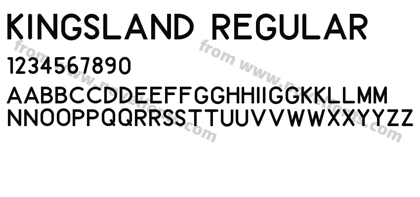 Kingsland RegularPreview