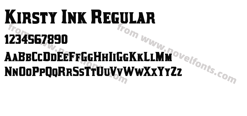 Kirsty Ink RegularPreview