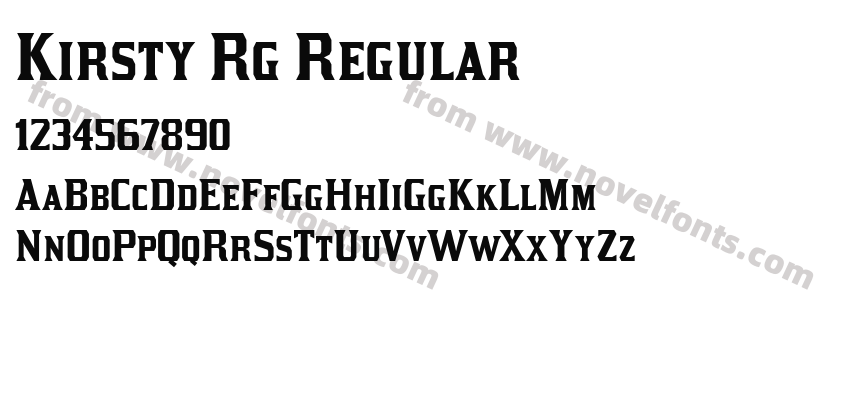Kirsty Rg RegularPreview