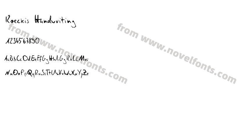Koeckis HandwritingPreview