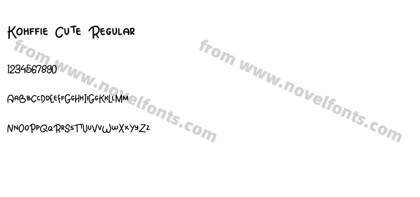 Kohffie Cute RegularPreview