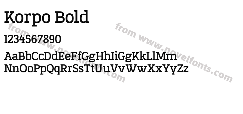 Korpo BoldPreview