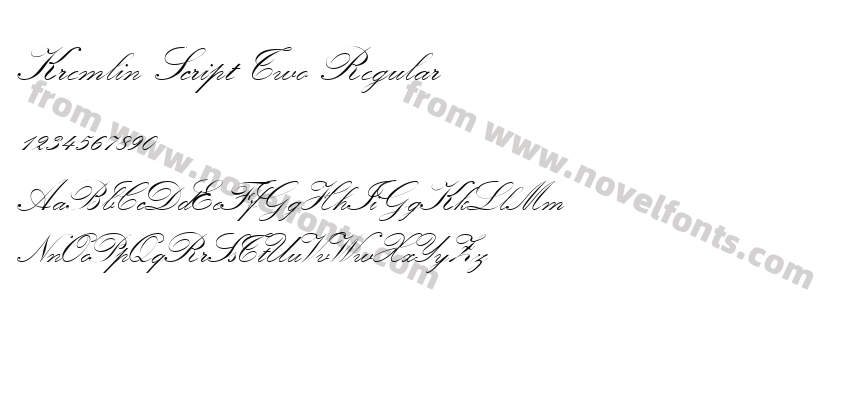 Kremlin Script Two RegularPreview