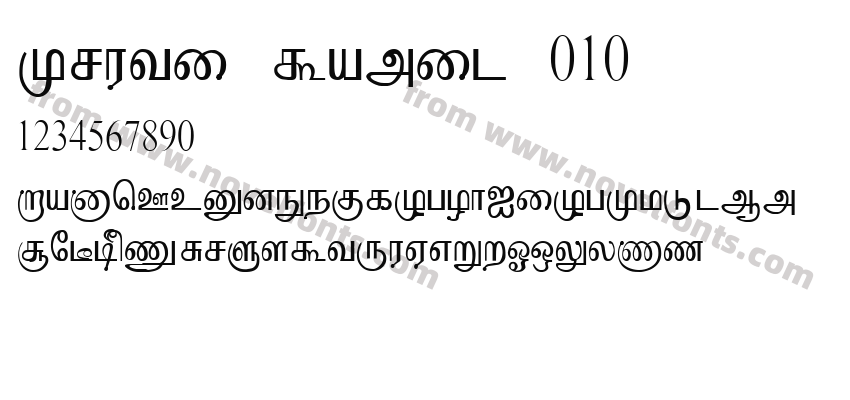 Kruti Tamil 010Preview