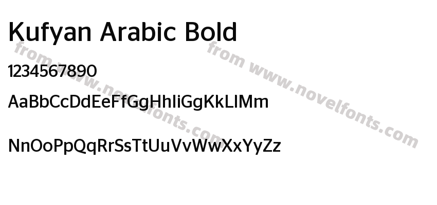 Kufyan Arabic BoldPreview