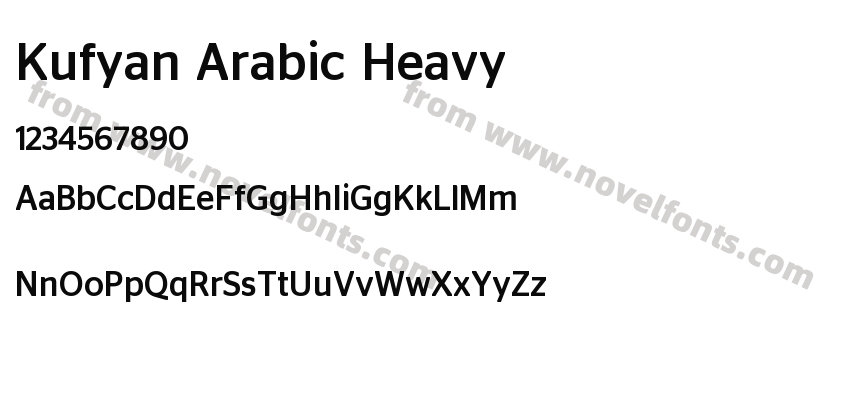Kufyan Arabic HeavyPreview