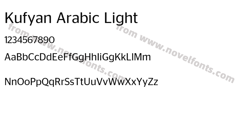 Kufyan Arabic LightPreview