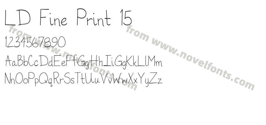 LD Fine Print 15Preview