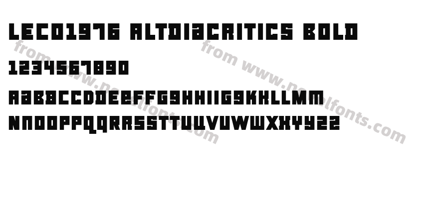 LECO1976 Altdiacritics BoldPreview