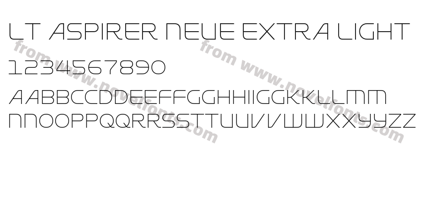 LT Aspirer Neue Extra LightPreview