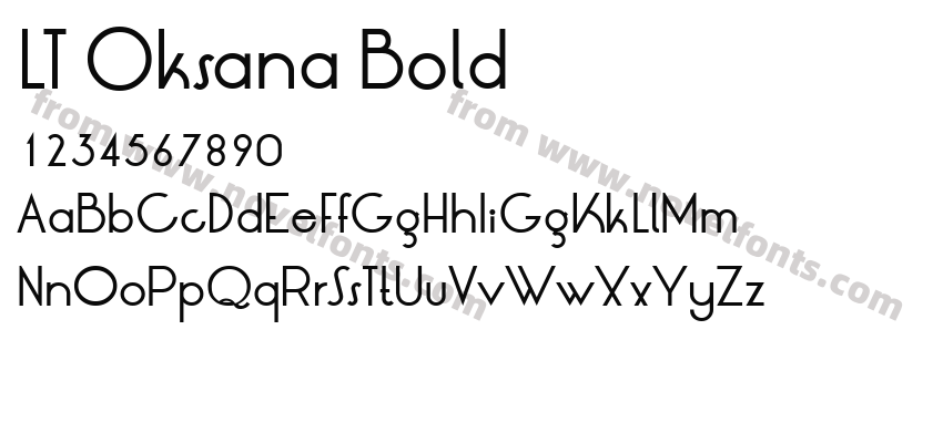 LT Oksana BoldPreview